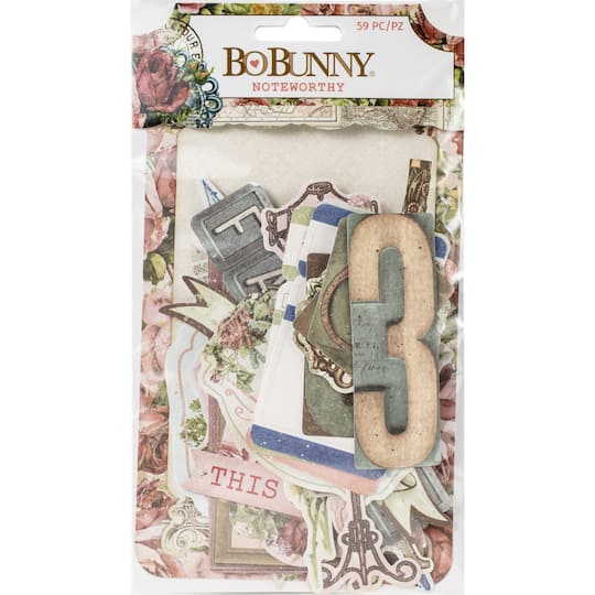 BoBunny&#xAE; Family Heirlooms Noteworthy Die Cuts